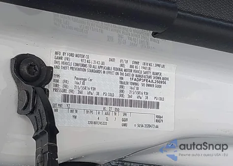 2018 Ford Focus Se from USA, damaged, VIN 1FADP3FE4JL256956